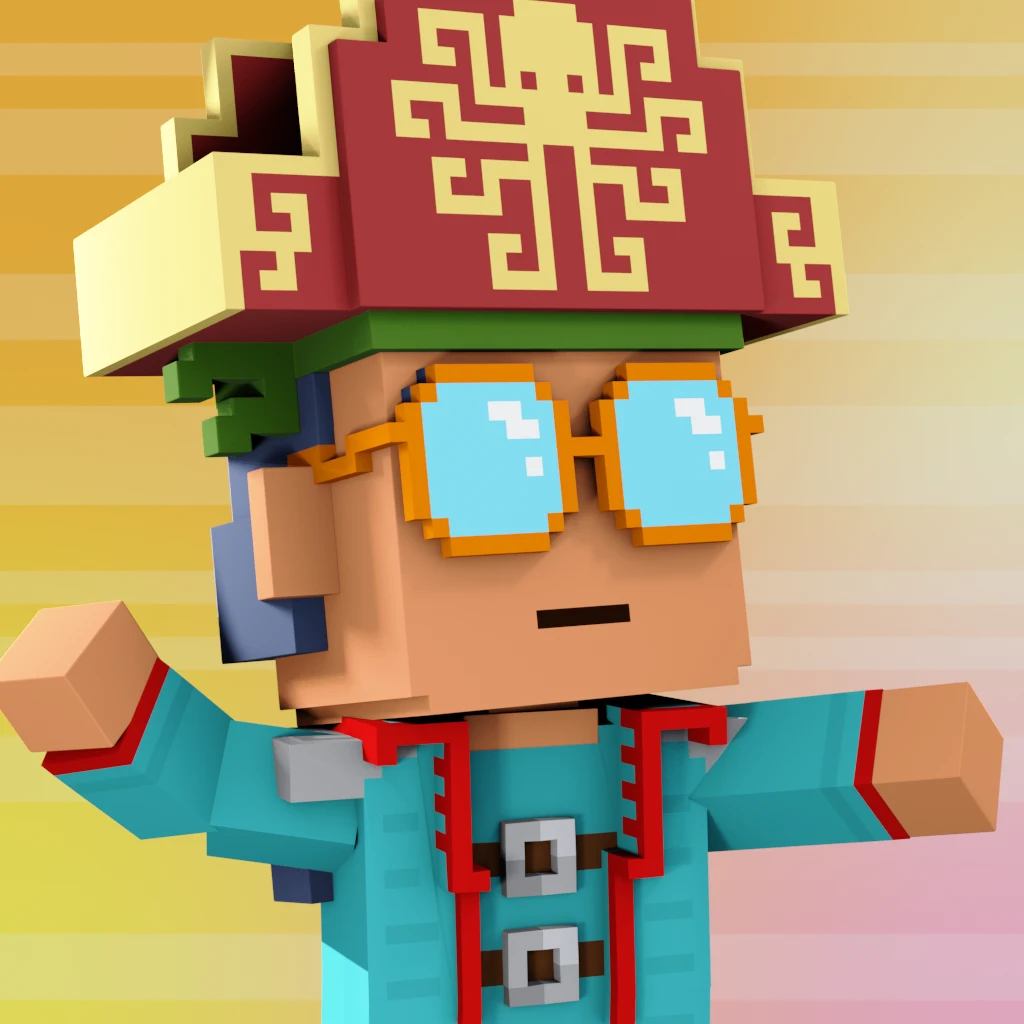 Pirate #994 voxel render