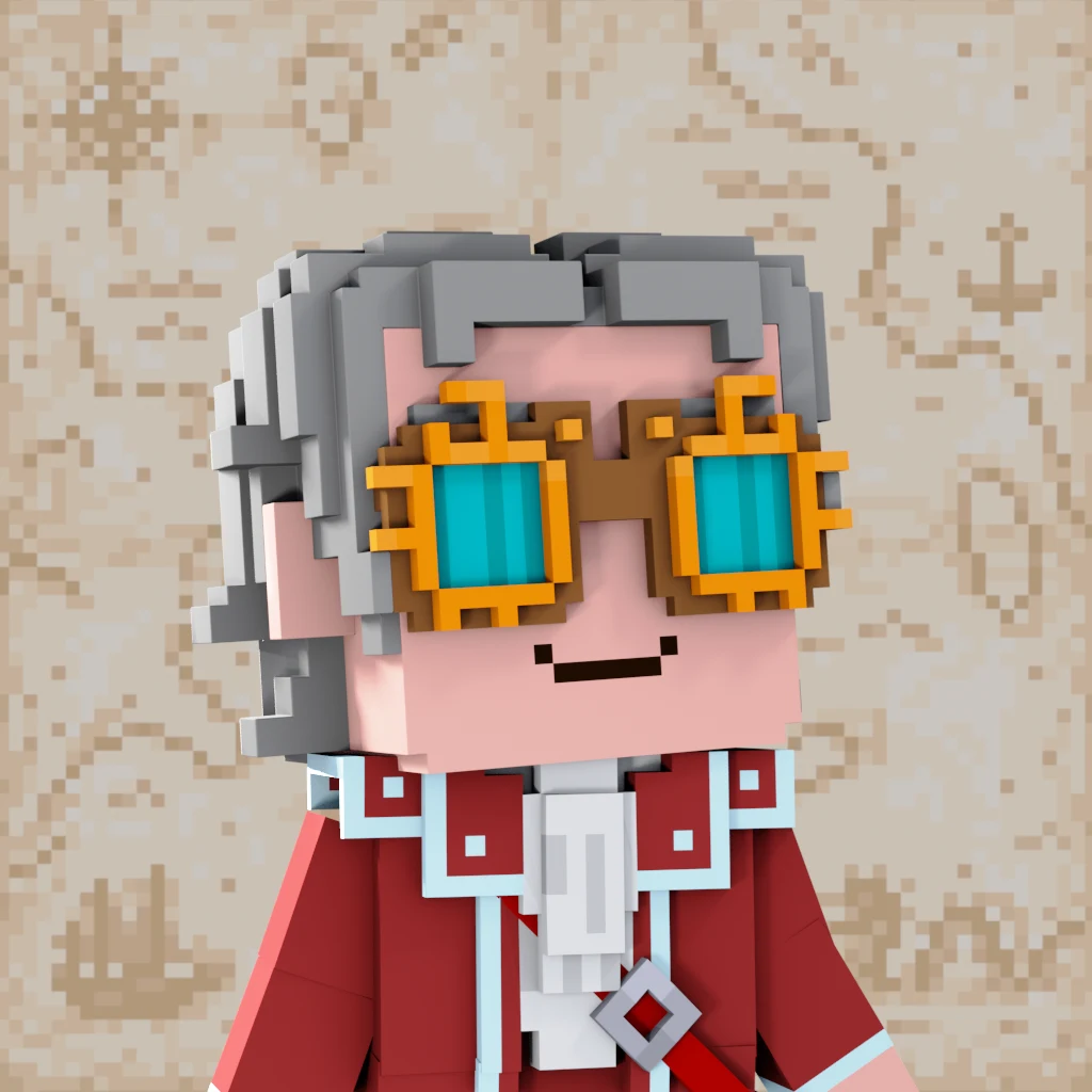 Pirate #9941 voxel render