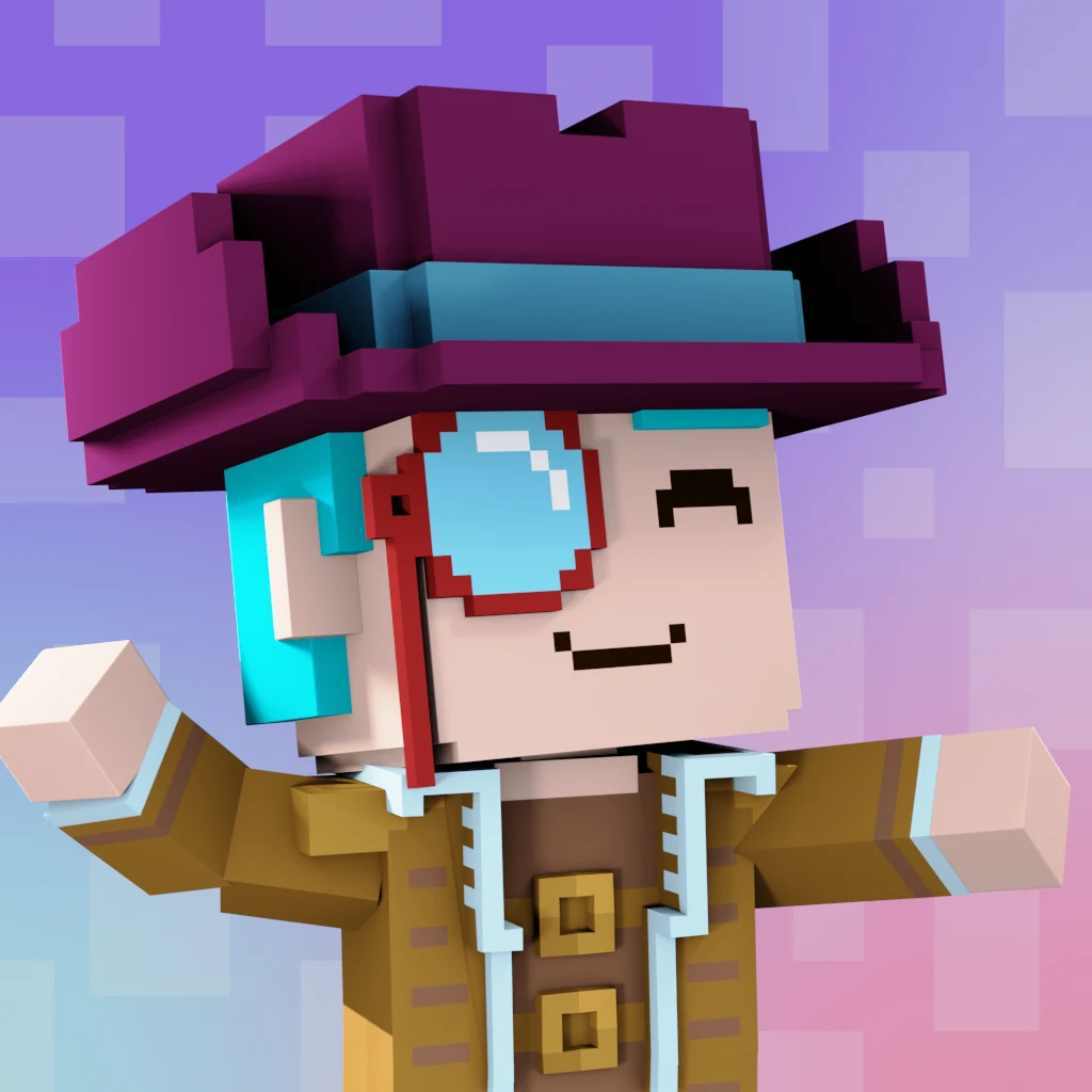 Pirate #9944 voxel render