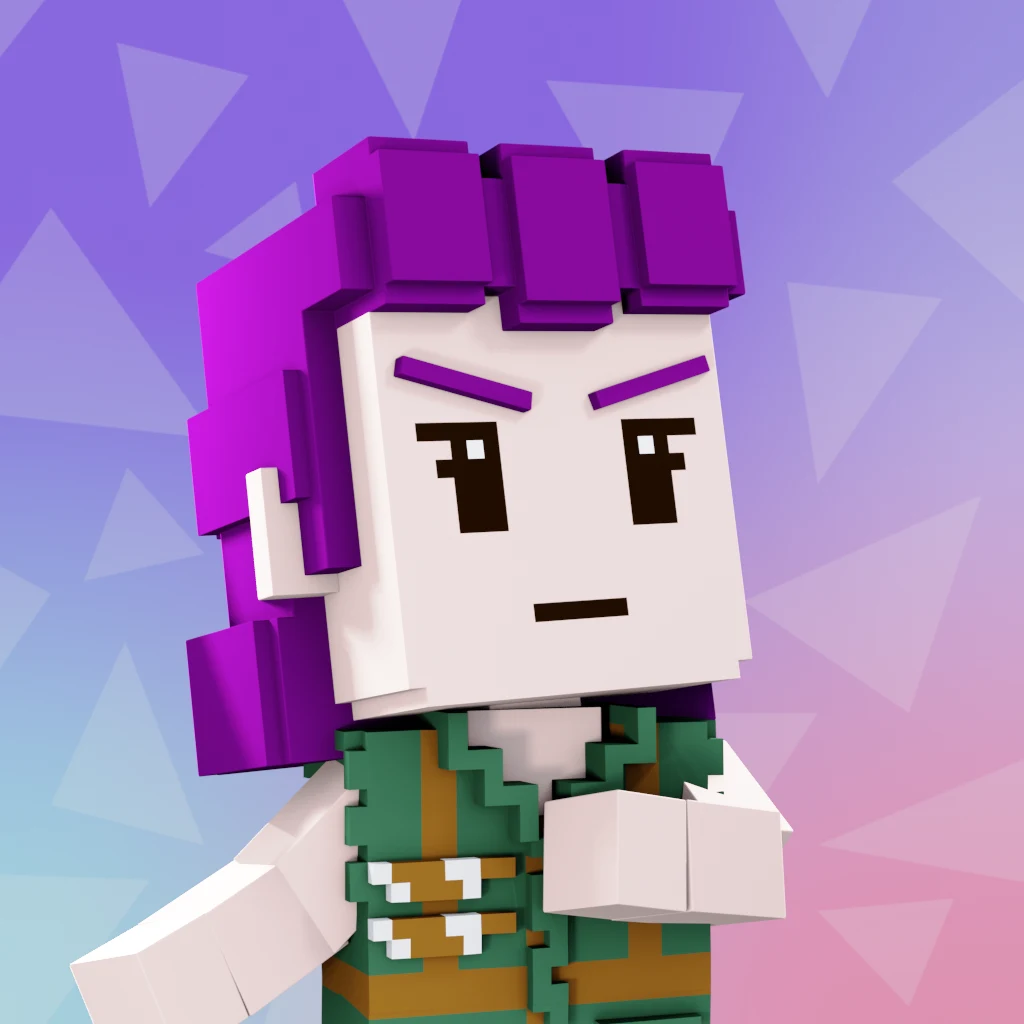 Pirate #9946 voxel render