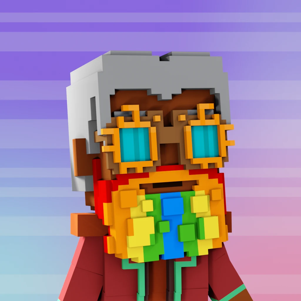 Pirate #9947 voxel render