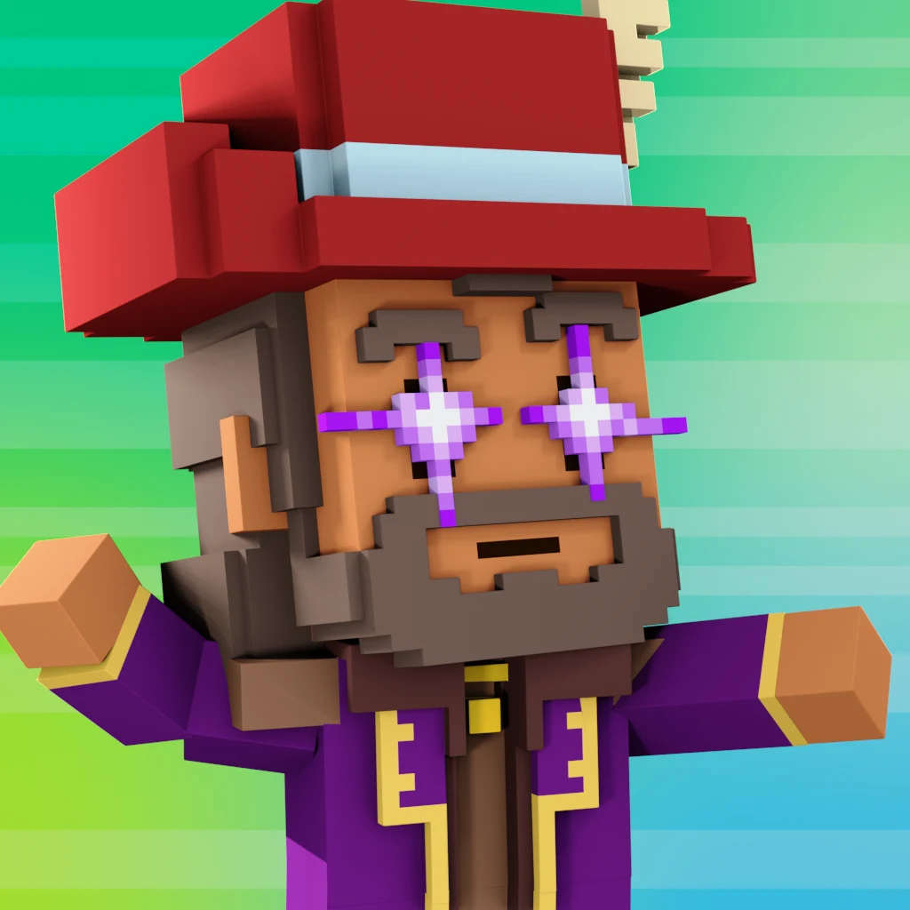Pirate #9948 voxel render