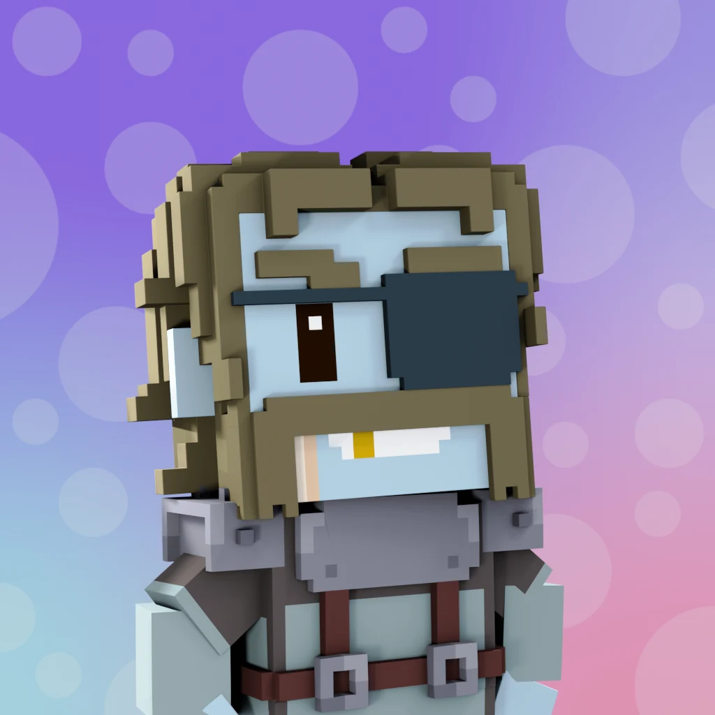 Pirate #9949 voxel render