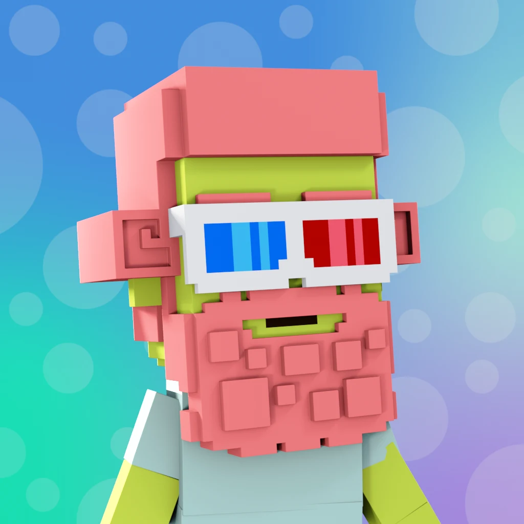 Pirate #995 voxel render