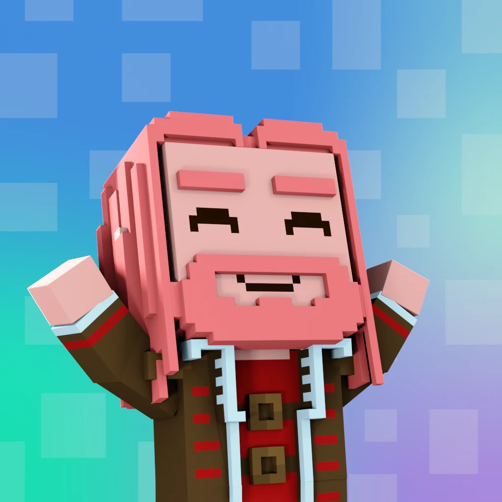 Pirate #9952 voxel render