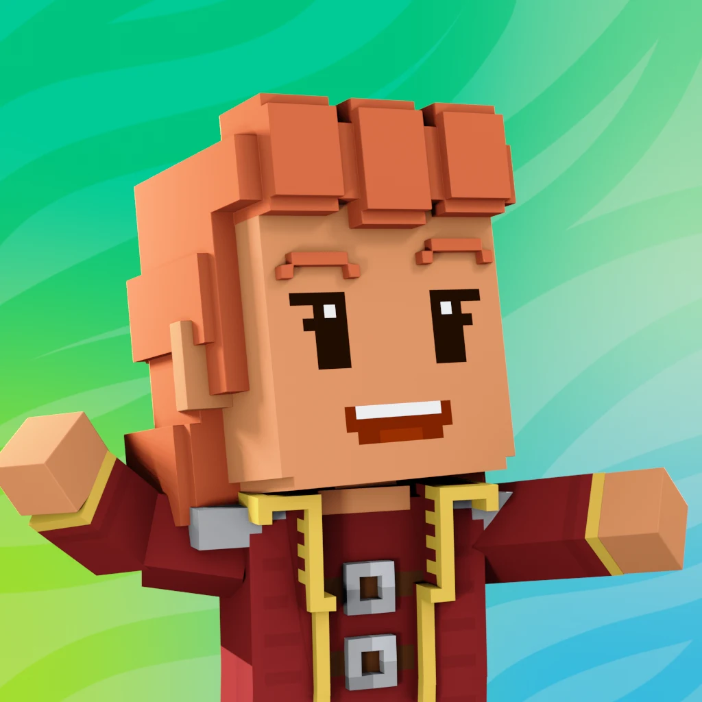 Pirate #9954 voxel render