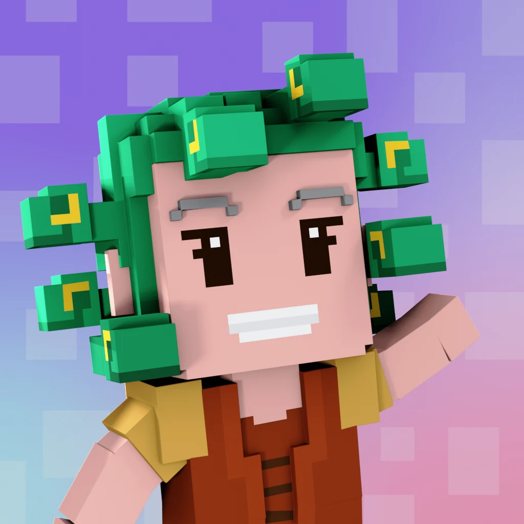 Pirate #996 voxel render