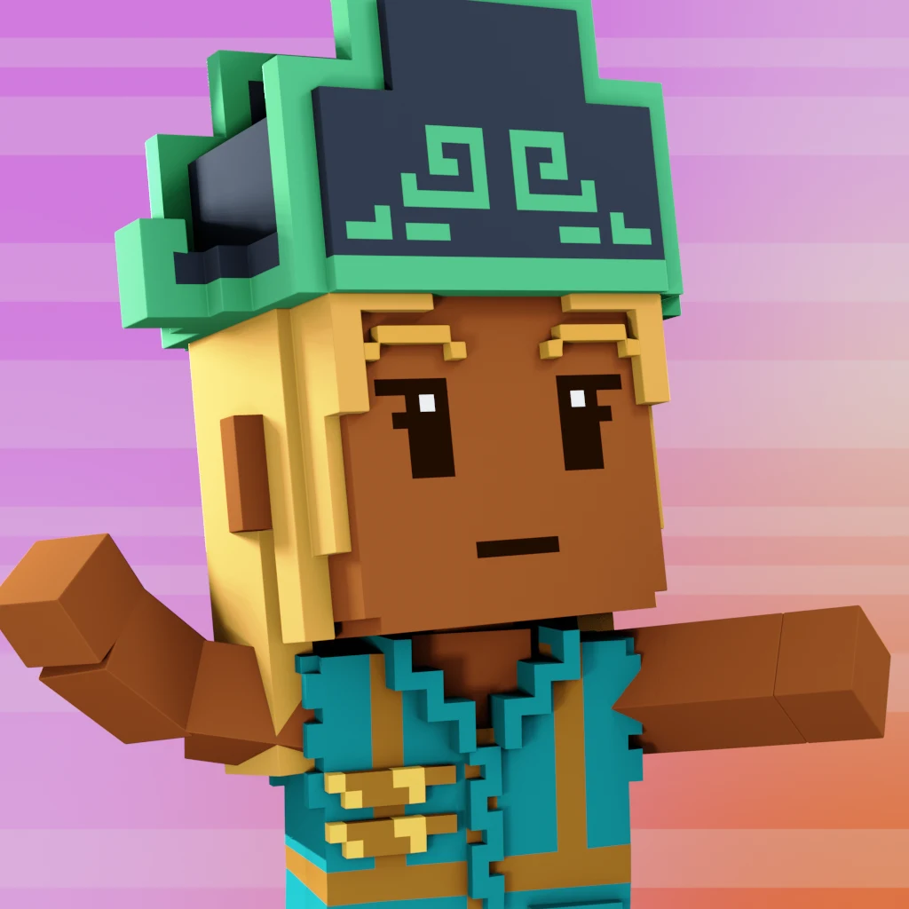 Pirate #9962 voxel render