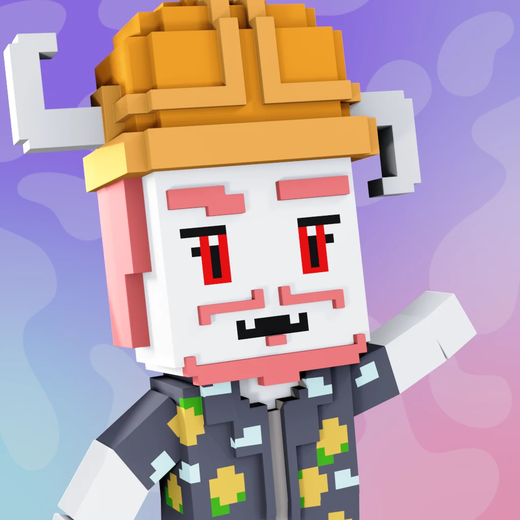 Pirate #9969 voxel render