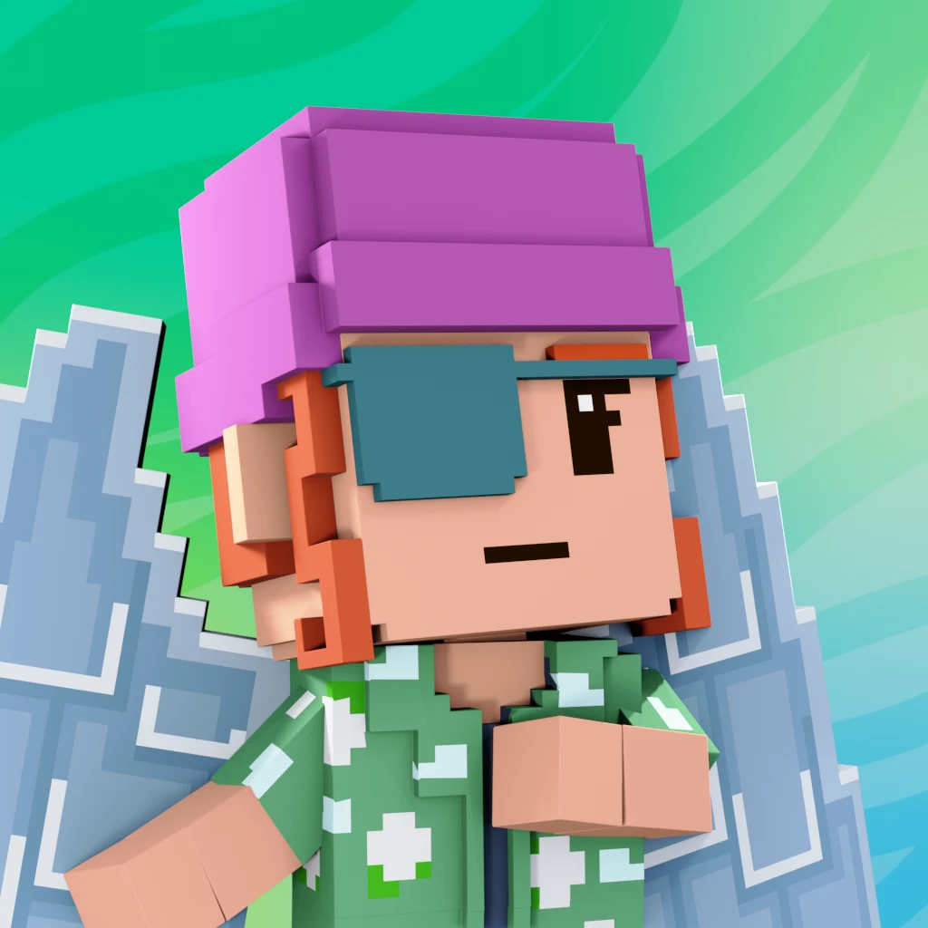 Pirate #997 voxel render