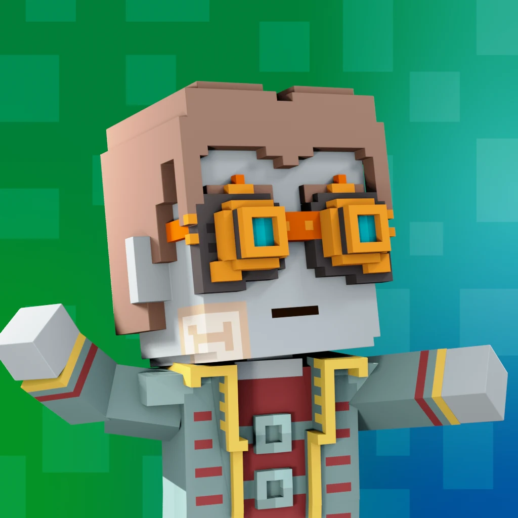 Pirate #9971 voxel render