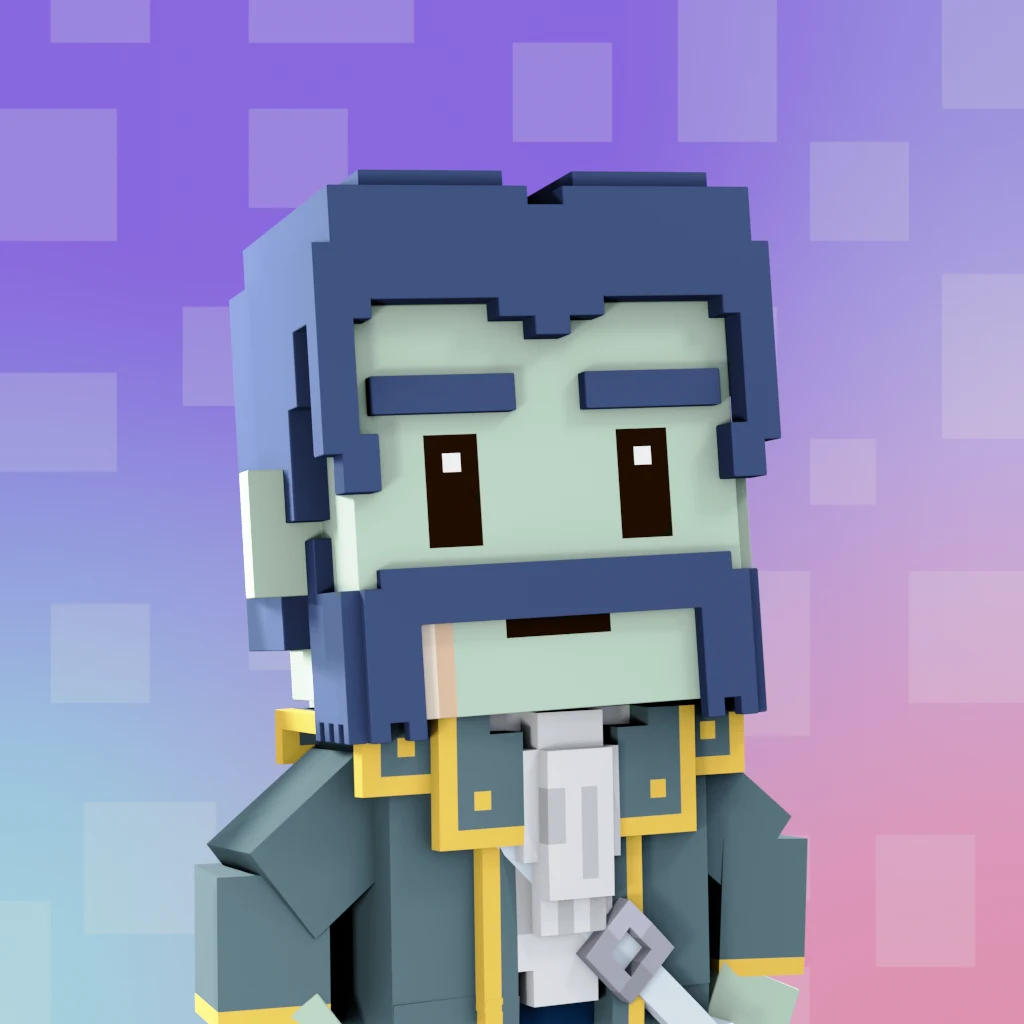 Pirate #9972 voxel render