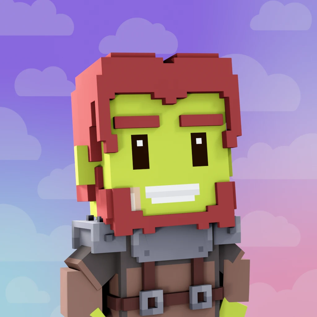 Pirate #9978 voxel render