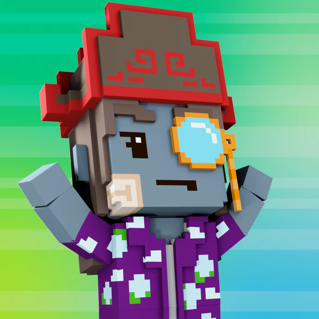 Pirate #9979 voxel render