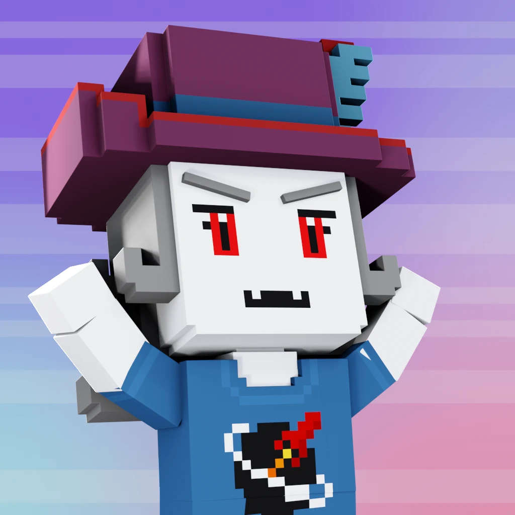 Pirate #9980 voxel render