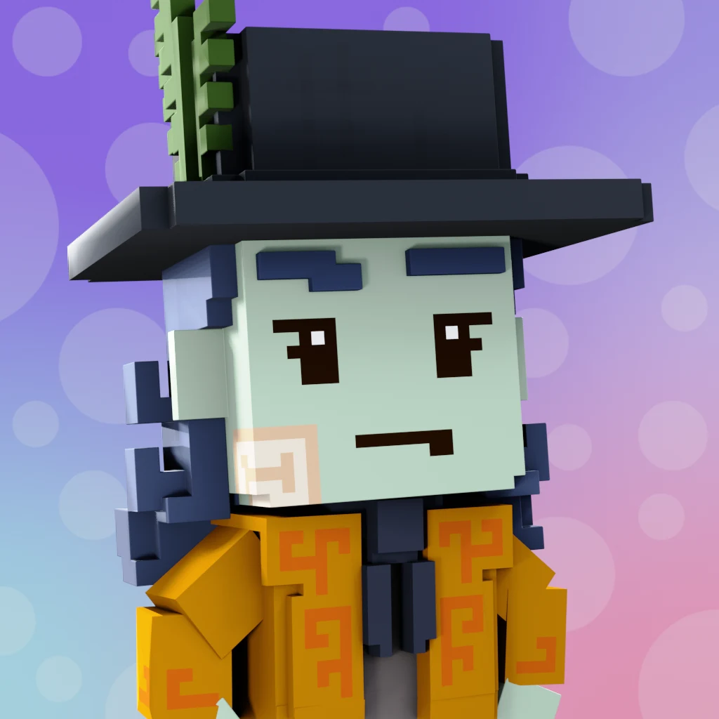 Pirate #9981 voxel render