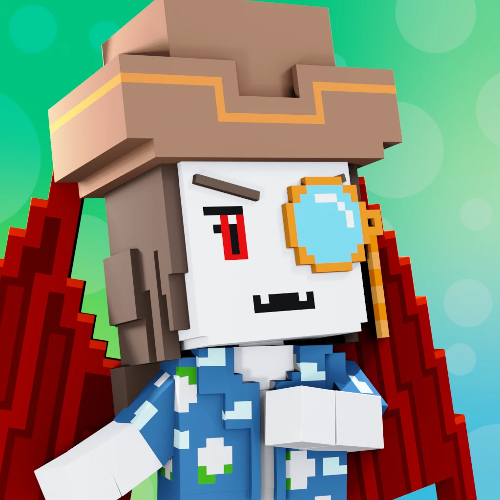 Pirate #9982 voxel render
