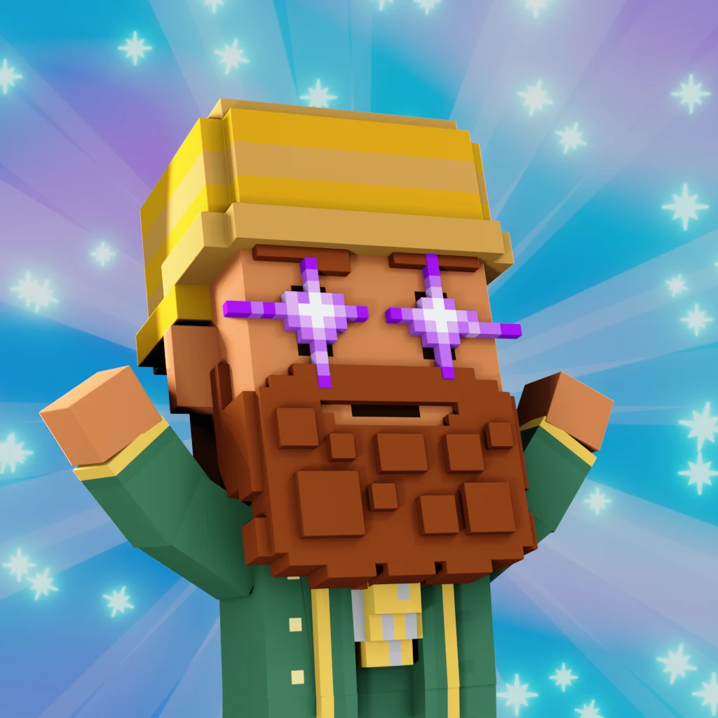 Pirate #9983 voxel render