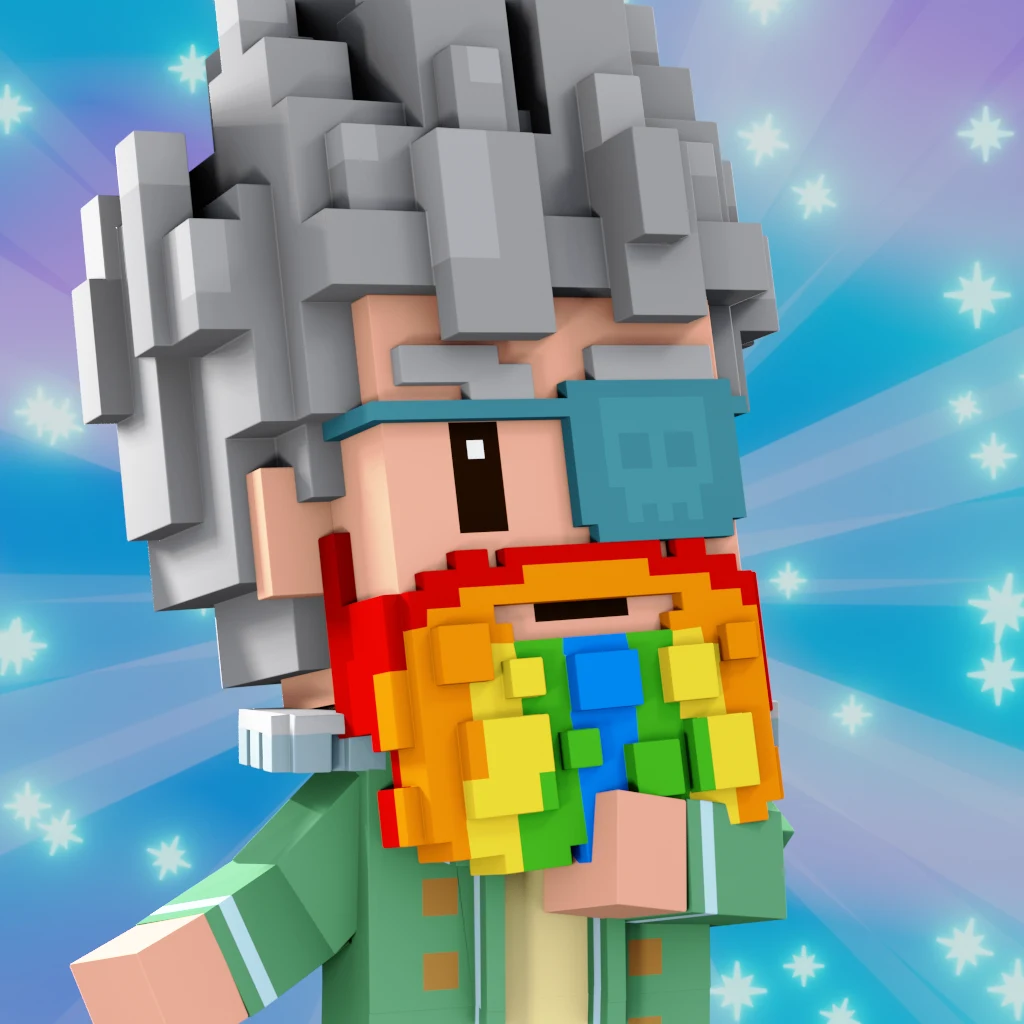 Pirate #9984 voxel render