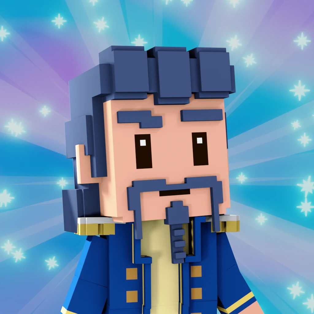 Pirate #9986 voxel render
