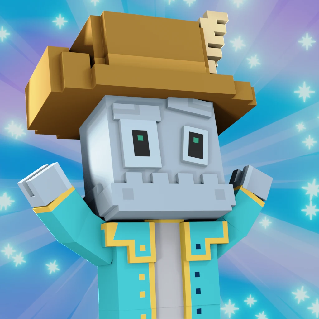 Pirate #9988 voxel render
