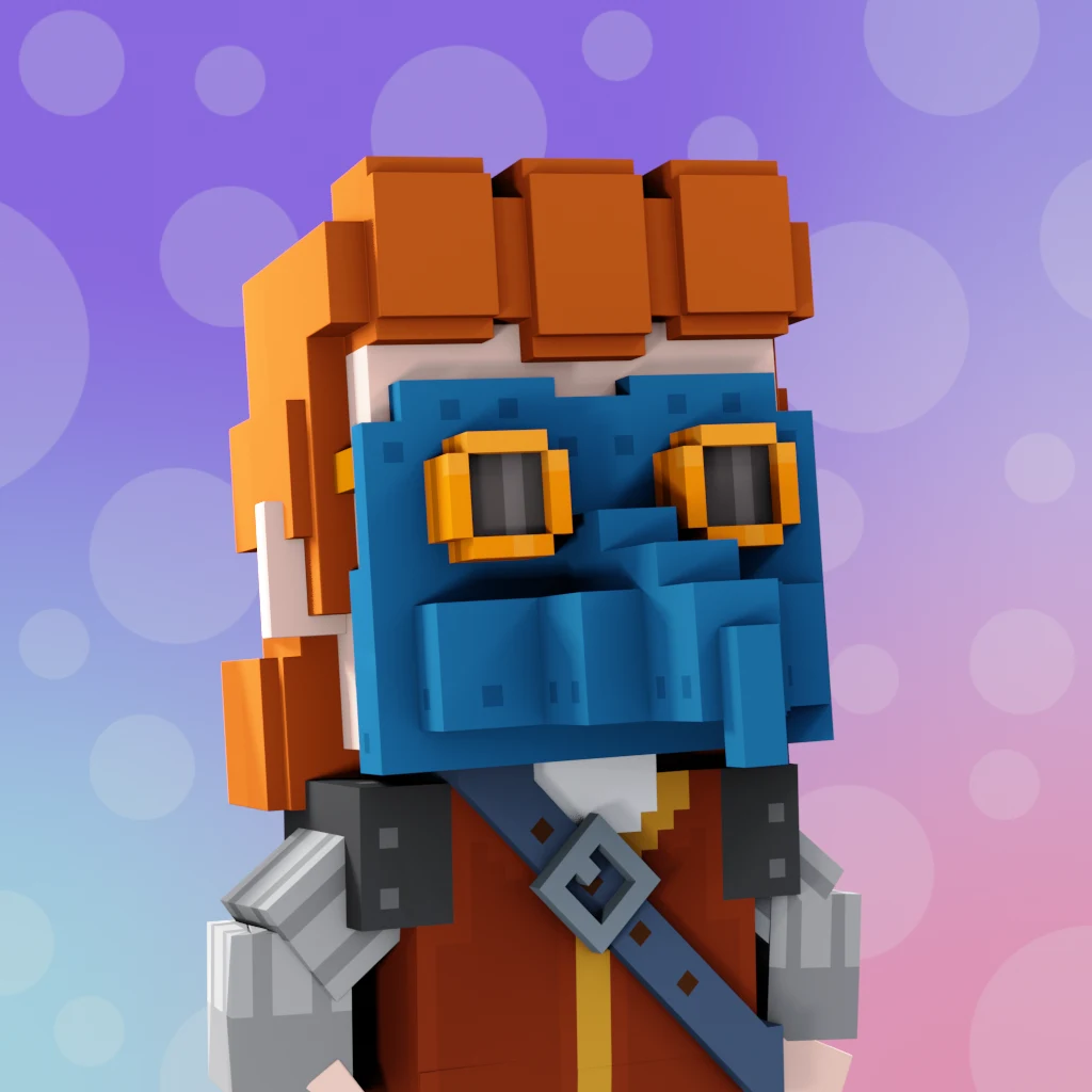 Pirate #999 voxel render