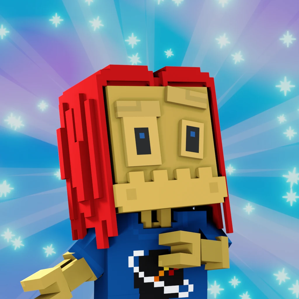 Pirate #9990 voxel render