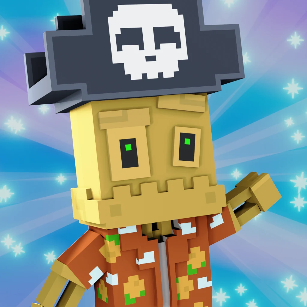 Pirate #9997 voxel render
